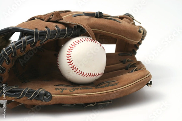 Obraz Baseball and glove