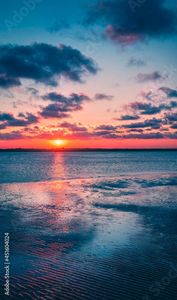 Obraz sunset over the ocean