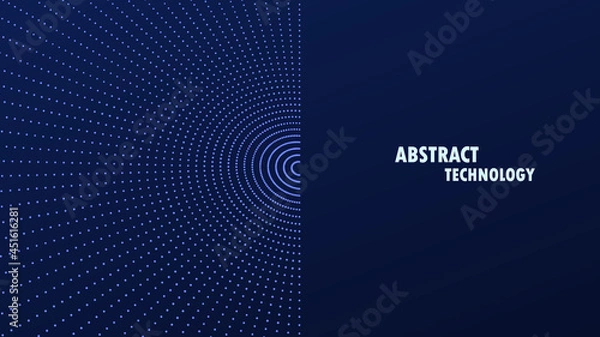 Fototapeta Vector perspective mesh. Abstract landscape frame. Detailed lines on the background. place for text. 3d abstract mesh background. vector illustration