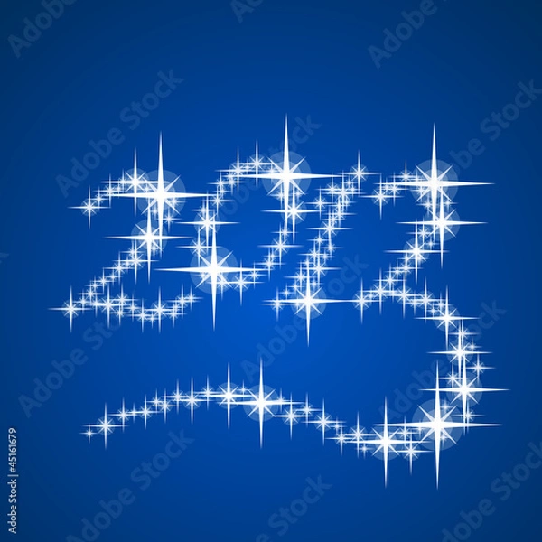 Obraz 2013’s New Year vector stars numbers