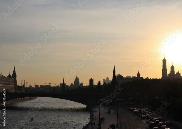 Fototapeta Sunset over Red Square
