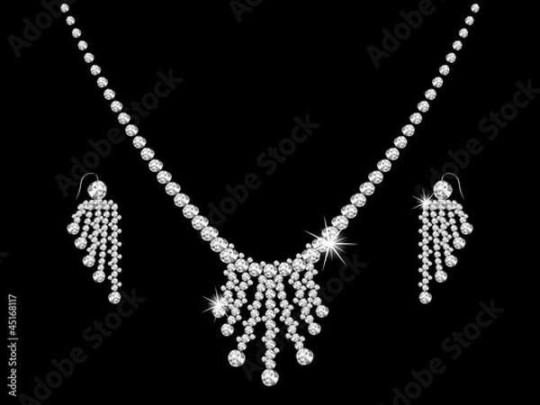 Obraz Diamond necklace