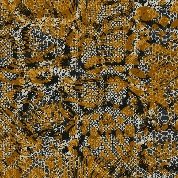 Obraz Animal print, snake skin texture background