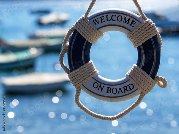 Fototapeta Niebieski pas