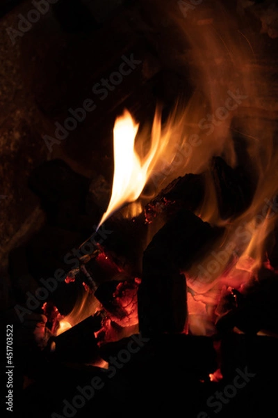 Obraz fire in the fire