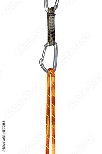 Obraz Expresse mit eingehängtem Kletterseil