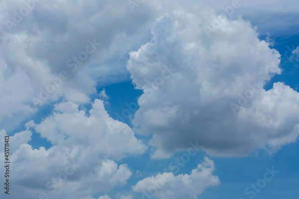 Obraz Blue sky and clouds for background.