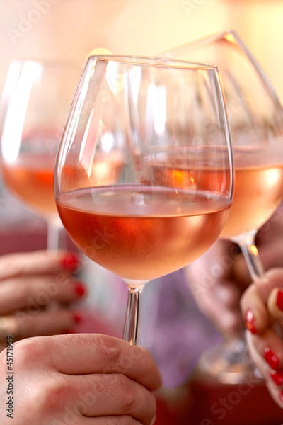 Fototapeta Celebrating With A Toast