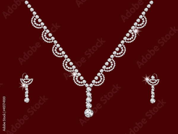 Obraz Diamond necklace