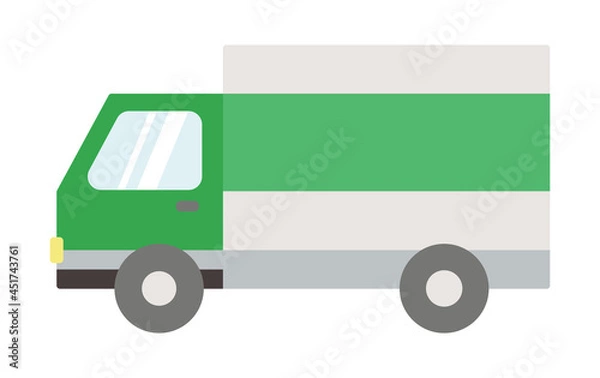 Obraz トラックのイラスト