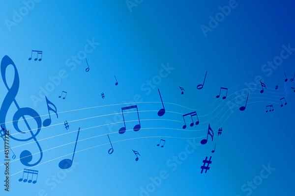 Fototapeta  Concept background for song and concert theme