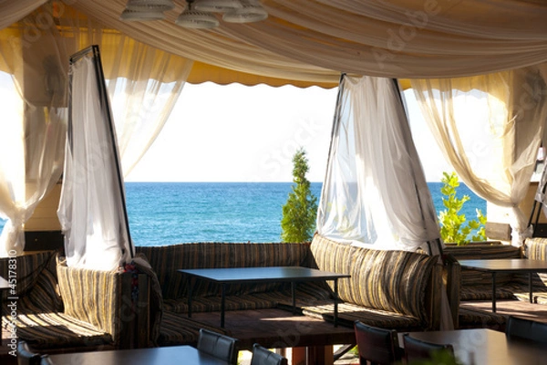 Obraz Restaurant on a beacha