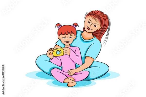 Obraz child with a heart