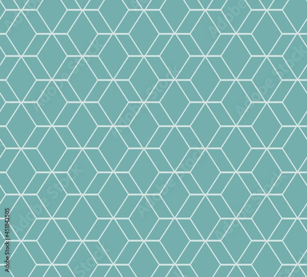 Fototapeta Seamless geometric vector linear patterns on a colored background. Modern illustrations for wallpapers, flyers, covers, banners, minimalistic ornaments, backgrounds.