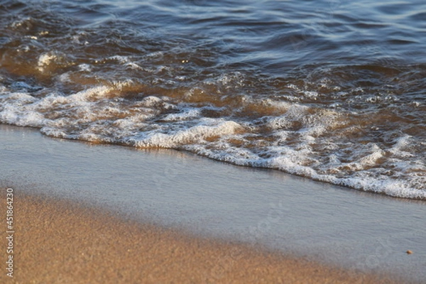 Fototapeta waves on the beach