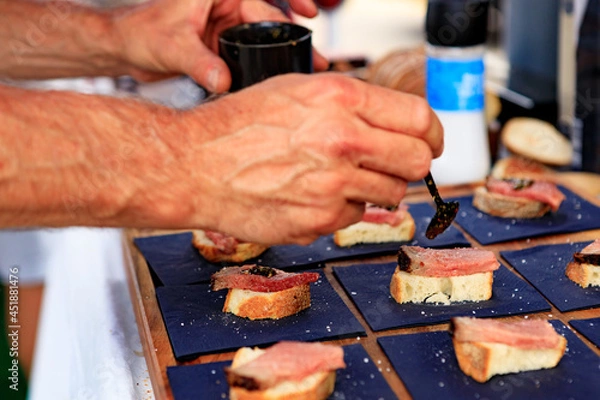 Fototapeta beef aperitif VI