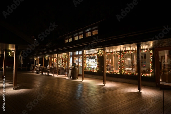 Fototapeta 軽井沢　ハルニレテラス　12月