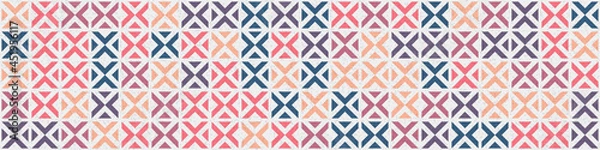 Fototapeta Abstract Geometric Pattern generative computational art illustration
