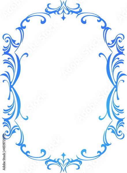 Fototapeta フレーム　レトロでファンタジックな飾り枠