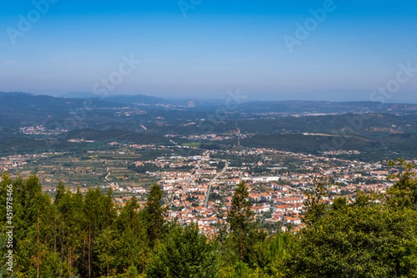 Fototapeta aerial view of the city