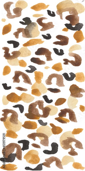 Fototapeta Abstract strokes background similar to leopard print and terrazzo at the same time are very artistic and creative, which will allow your design to be more recognizable.