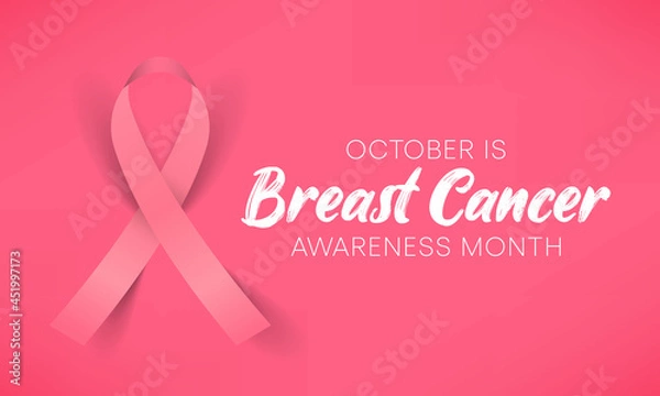 Fototapeta Breast Cancer awareness month (BCAM) is observed every year in October, to increase awareness of the disease and to raise funds for research into its cause, prevention, diagnosis, treatment and cure.