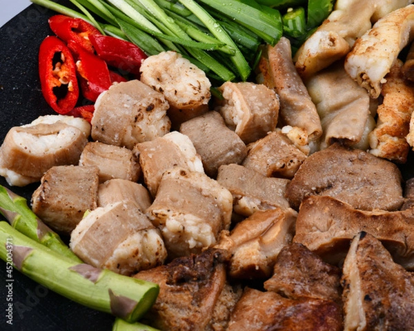 Fototapeta 소곱창 막창 대창 육류 구이