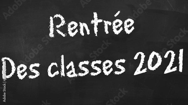 Obraz rentrée des classes 2021