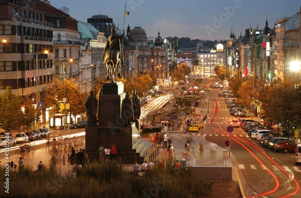 Obraz The Wenceslas Square, Prague