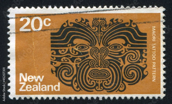 Fototapeta Maori tattoo pattern