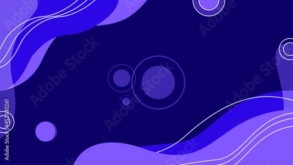 Fototapeta Abstract colorful violet geometric background texture illustration with circles. Cool for banner, social media template, poster and flyer template