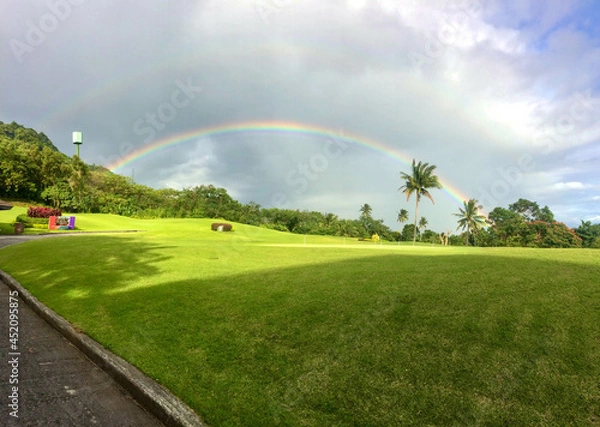 Fototapeta double rainbow