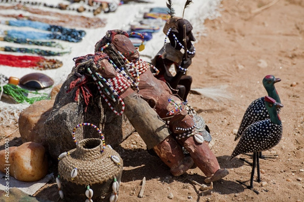 Obraz outdoor market in Kenya