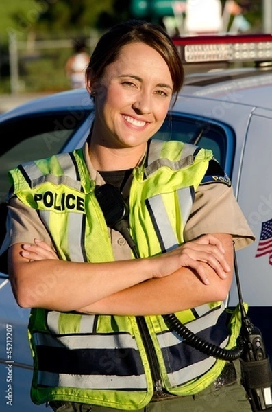 Obraz Female police officer