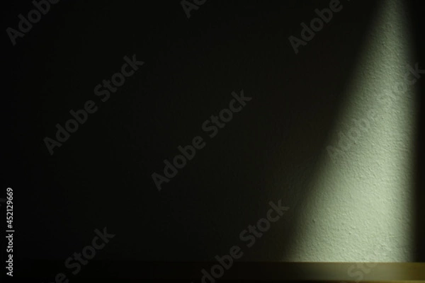 Obraz spotlight pattern on white wall abstract omni background
