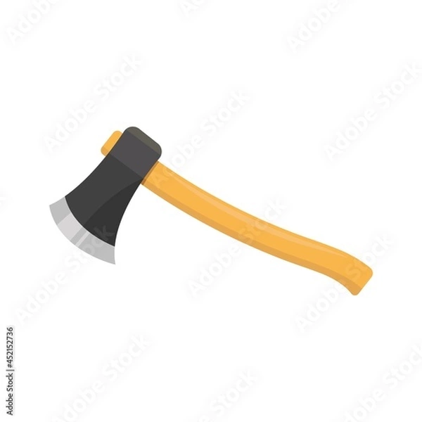 Obraz axe icon vector illustration design template