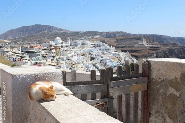 Obraz サントリーニ島