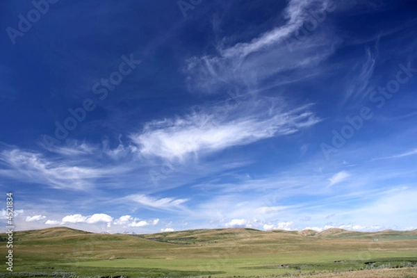 Obraz Rural landscape, blue sky