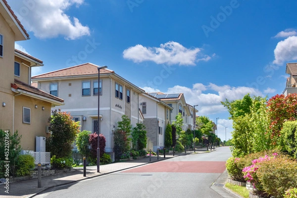 Obraz 日本の住宅地  Japan's residential area.　