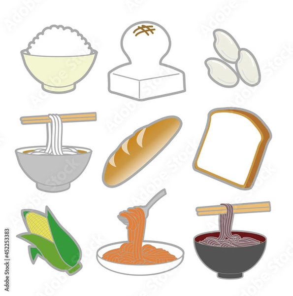 Obraz 穀物　主食