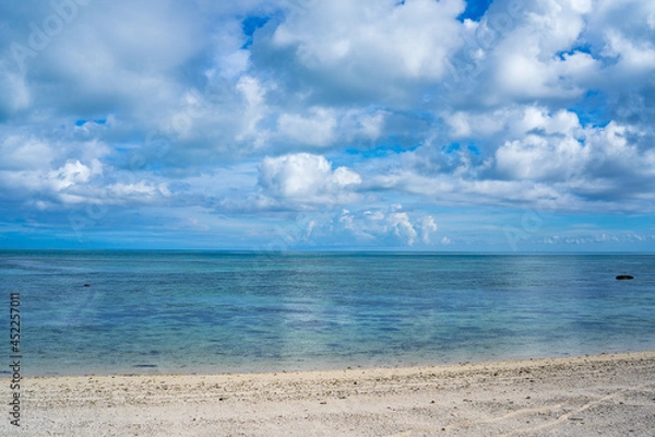 Fototapeta clouds over the sea
