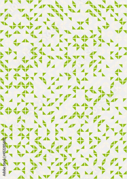 Obraz Abstract Geometric Pattern generative computational art illustration