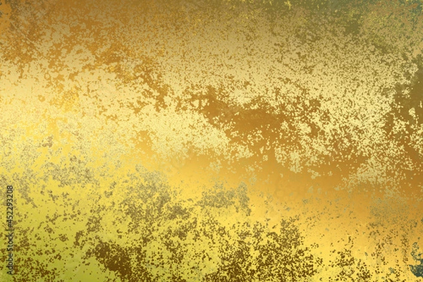 Fototapeta Golden Abstract  decorative paper texture  background  for  artwork  - Illustration