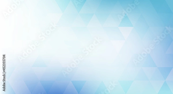 Obraz Subtle background with light bluish triangles. Minimal vector pattern