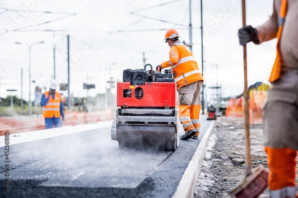 Obraz Goudronnage de route