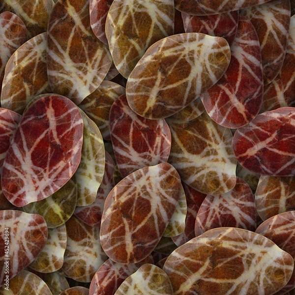Fototapeta Wet sea stones background. Seamless pattern. Pebble texture. Macro closeup.