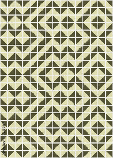 Obraz Abstract Geometric Pattern generative computational art illustration