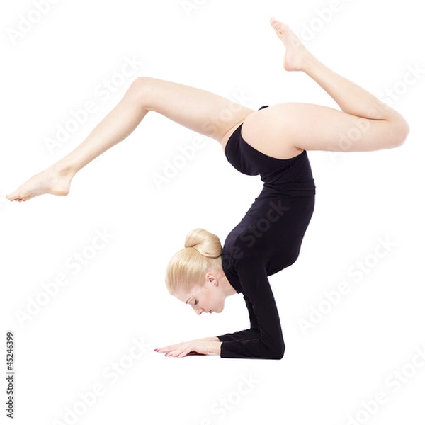 Obraz beautiful blonde gymnast