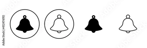 Fototapeta Bell Icon set. Notification icon for your web site design