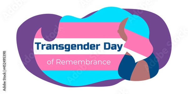 Obraz Transgender Day of Remembrance. November 20. for background, banner, card, poster